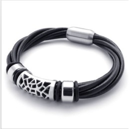 Pulsera De Cuero De Titanio De Calidad Confiable Con Colores Delicados Y Diseño Hábil