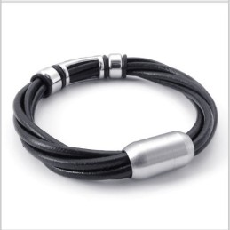 Pulsera De Cuero De Titanio De Calidad Confiable Con Colores Delicados Y Diseño Hábil