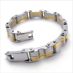 Pulsera De Titanio De Calidad Estable Con Brillo De Color Finamente Procesado