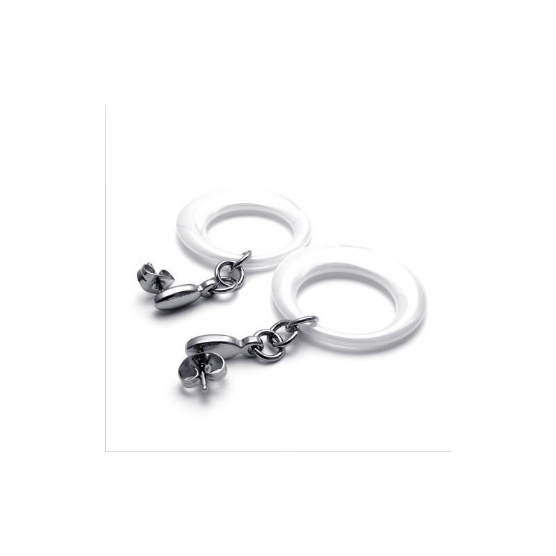 Pendientes De Titanio De Calidad Estable, De Colores Delicados Y De Forma Elegante.