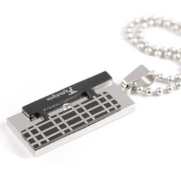 Collar Con Colgante De Titanio, Regalo De Moda Para Tu Amigo
