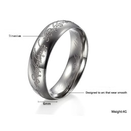 Anillo De Titanio Para Hombre Con Amplia Variedad