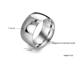 Anillo De Titanio Para Hombre Con Especificaciones Completas