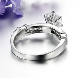 Anillo De Titanio Para Mujer Con Diamantes De Imitación, Calidad Y Cantidad Garantizadas
