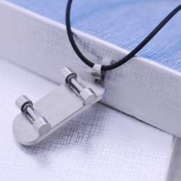 Collar Con Colgante De Titanio De La Biblia De Snowboard, Regalo De Moda