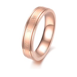 Anillo De Titanio Negro Para Mujer De Calidad Confiable