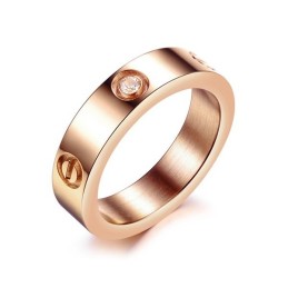 Anillo De Titanio Con Diamantes, Muy Vendido En Todo El Mundo