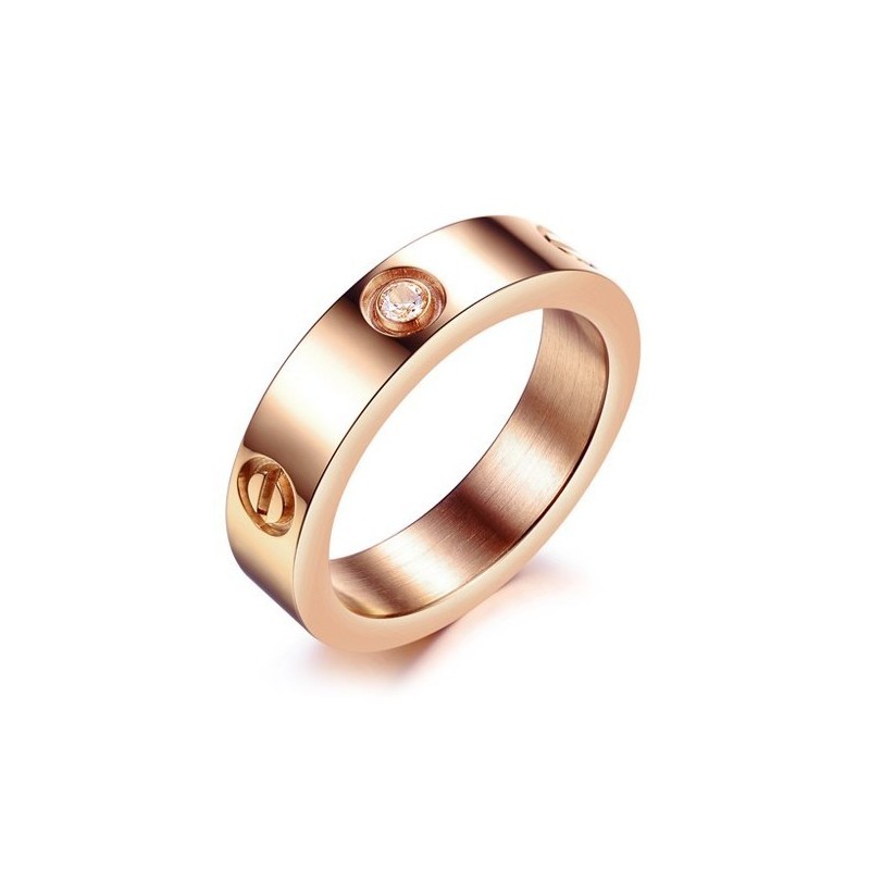 Anillo De Titanio Con Diamantes, Muy Vendido En Todo El Mundo