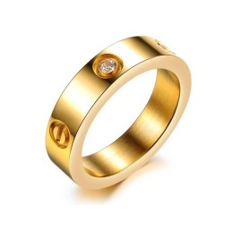 Anillo De Titanio Con Diamantes, Muy Vendido En Todo El Mundo