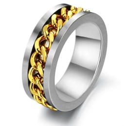 Anillo De Titanio Masculino De Calidad Superior