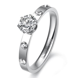 Anillo De Titanio Para Mujer Con Diamantes De Imitación, Calidad Y Cantidad Garantizadas