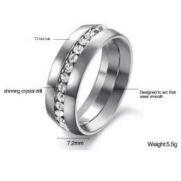 Anillo De Titanio Para Hombre Que Recibe Elogios De Los Clientes