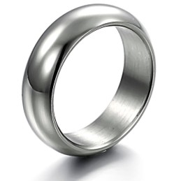 Anillo De Titanio Masculino De Alta Calidad