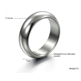 Anillo De Titanio Masculino De Alta Calidad