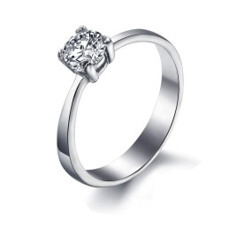 Anillo De Titanio Para Mujer Con Diamantes De Imitación, Calidad Y Cantidad Garantizadas
