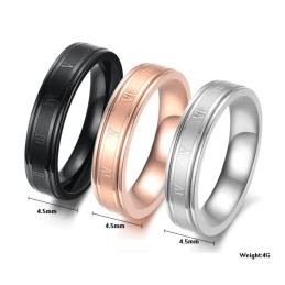 Anillo De Titanio Con Forma De Rosa Para Mujer, Muy Popular En Todo El Mundo