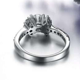Anillo De Titanio Con Corte De Corazón Y Flecha Para Mujer, Con Diamantes De Imitación, De Gran Variedad