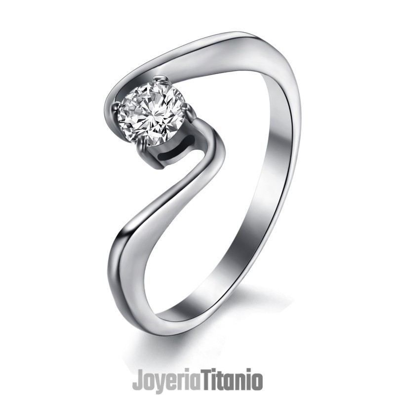 Anillo De Titanio Femenino De Renombre Mundial Con Diamantes De Imitación Anillo De Titanio Femenino De Renombre Mundial Con Diamantes De Imitación
