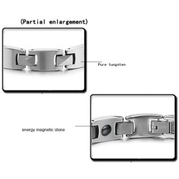 Pulsera Magnética De Titanio Para La Salud Masculina, Fácil De Usar