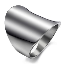Anillo De Titanio Simple Y Exagerado De Excelente Calidad