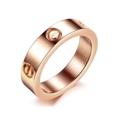 El Anillo De Titanio Con Rosca De La Reina De La Calidad