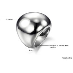 Anillo De Titanio De Gran Variedad Y Exageración