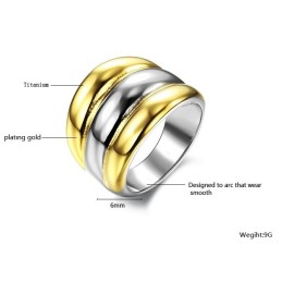 Conocido Por Su Excelente Calidad, Anillo De Titanio Exagerado.