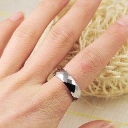 Anillo De Oro Y Tungsteno