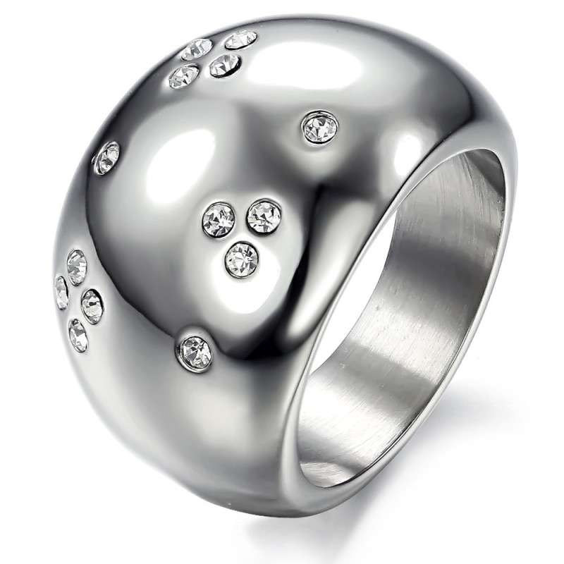 Anillo De Titanio De La Reina De La Calidad Exagerada