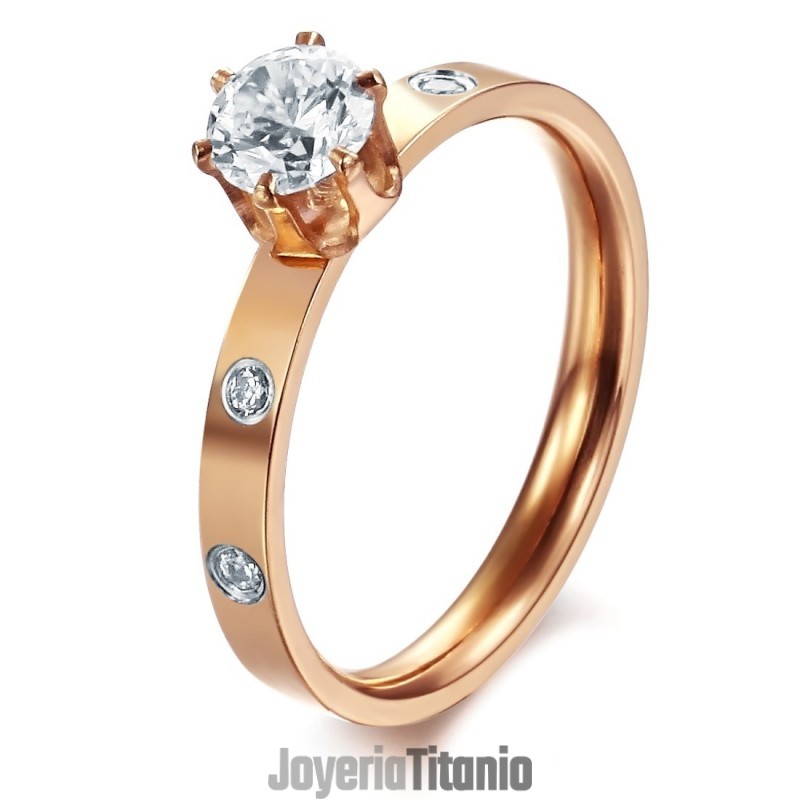 Anillo De Titanio Para Mujer Con Diamantes De Imitación, Calidad Y Cantidad Garantizadas Anillo De Titanio Para Mujer Con Diamantes De Imitación, Calidad Y Cantidad Garantizadas