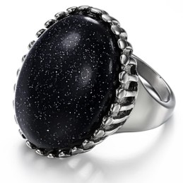 Anillo De Titanio Y Cuarcita Exagerado Con Especificaciones Completas
