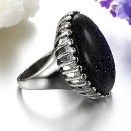 Anillo De Titanio Y Cuarcita Exagerado Con Especificaciones Completas