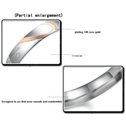 Anillo De Titanio Con Forma De Corazón De Calidad Confiable Para Enamorados