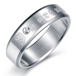 Anillo De Titanio Exquisito De Calidad Estable Para Amantes