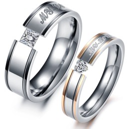Conocido Por Su Excelente Calidad De Anillo De Titanio Para Amantes.