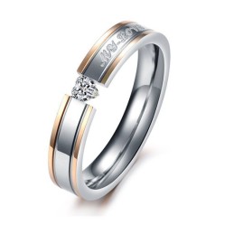 Conocido Por Su Excelente Calidad De Anillo De Titanio Para Amantes.