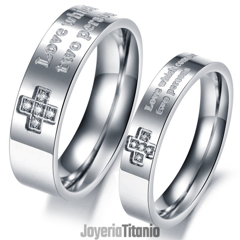 Anillo De Titanio Con Diamantes De Imitación Para Amantes, Muy Popular En Todo El Mundo. Anillo De Titanio Con Diamantes De Imitación Para Amantes, Muy Popular En Todo El Mundo.