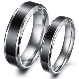 Anillo De Titanio Retro De Renombre Mundial Para Enamorados