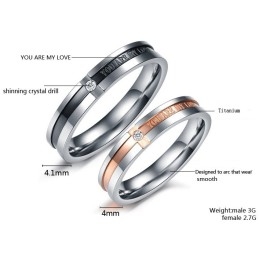 Anillo De Titanio Para Amantes Que Goza De Gran Reputación Tanto En El País Como En El Extranjero.