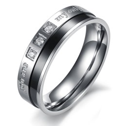 Anillo De Titanio De Calidad Confiable Para Amantes
