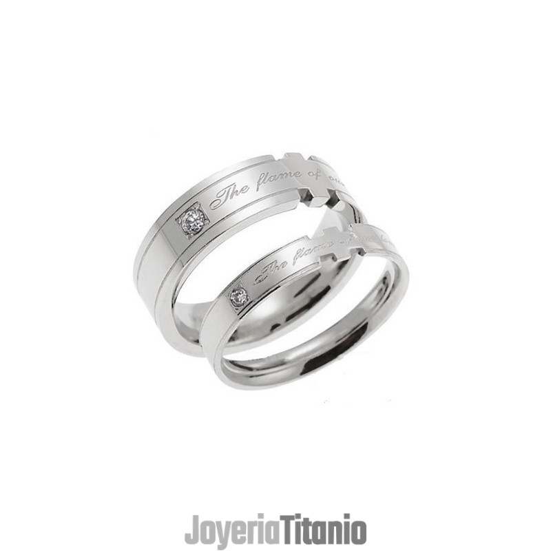 Anillo De Titanio De Calidad Estable Para Amantes Anillo De Titanio De Calidad Estable Para Amantes