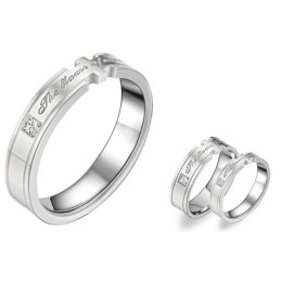 Anillo De Titanio De Calidad Estable Para Amantes