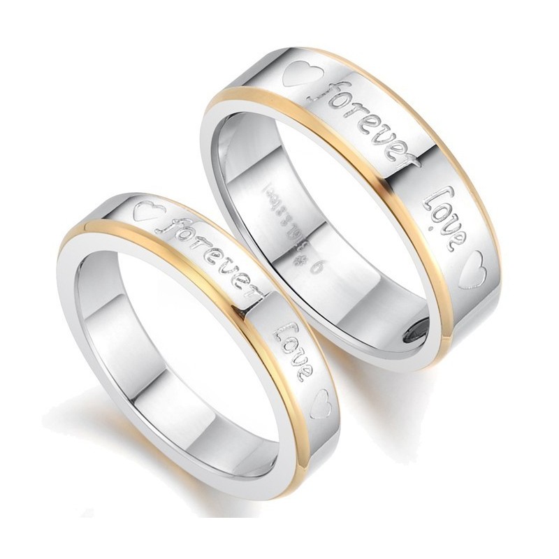 Anillo De Titanio De Moda Para Amantes Con Calidad Y Cantidad Garantizadas Anillo De Titanio De Moda Para Amantes Con Calidad Y Cantidad Garantizadas