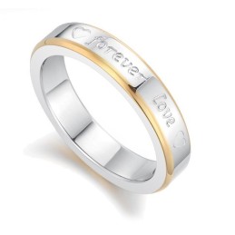 Anillo De Titanio De Moda Para Amantes Con Calidad Y Cantidad Garantizadas