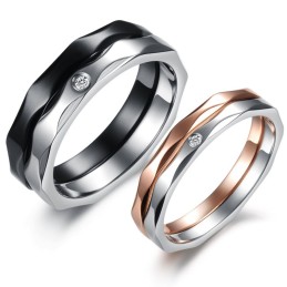 El Rey De La Cantidad: Exquisito Anillo De Titanio Para Enamorados.