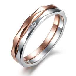 El Rey De La Cantidad: Exquisito Anillo De Titanio Para Enamorados.
