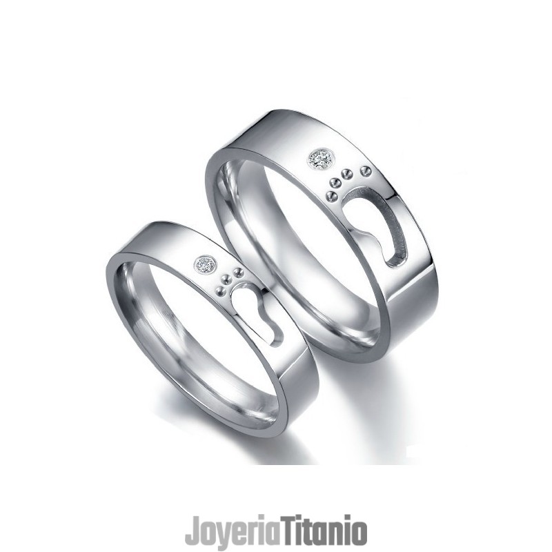 Anillo De Titanio De Renombre Mundial Para Enamorados Anillo De Titanio De Renombre Mundial Para Enamorados