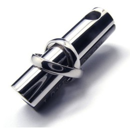 Colgante De Titanio "Amor Eterno" (Negro)