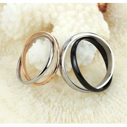 Anillo De Titanio Con Personalidad Y Amplia Variedad Para Amantes