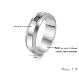 Anillo De Titanio Puro De Alta Calidad Para Hombre